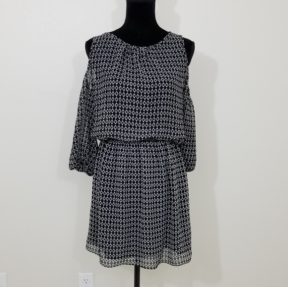 Max Edition Dresses | Cold Shoulder Print Dress - Picture 1 of 4